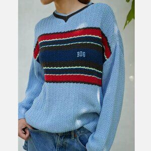 BDG Carter Recycled Pullover Light Blue Sweater